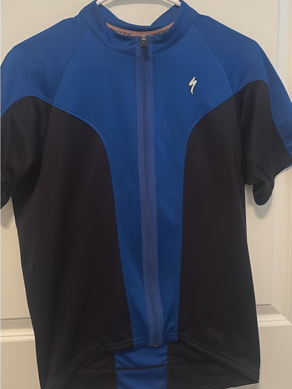 Specialized Kids' Blue and Black Short-Sleeve Cycling Jersey